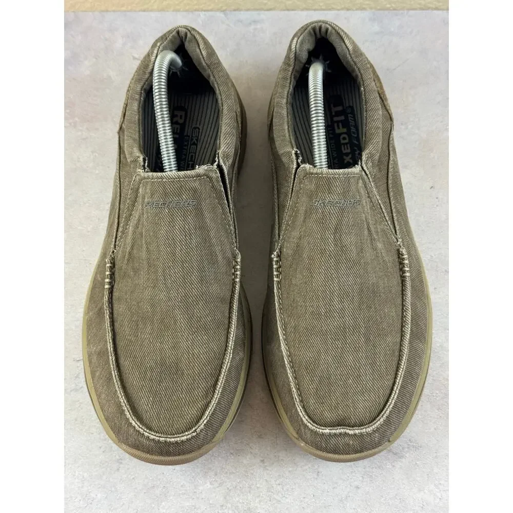 Skechers Mens Expected Avillo Loafers Relaxed Fit Memory Foam Size 11 X-Wide